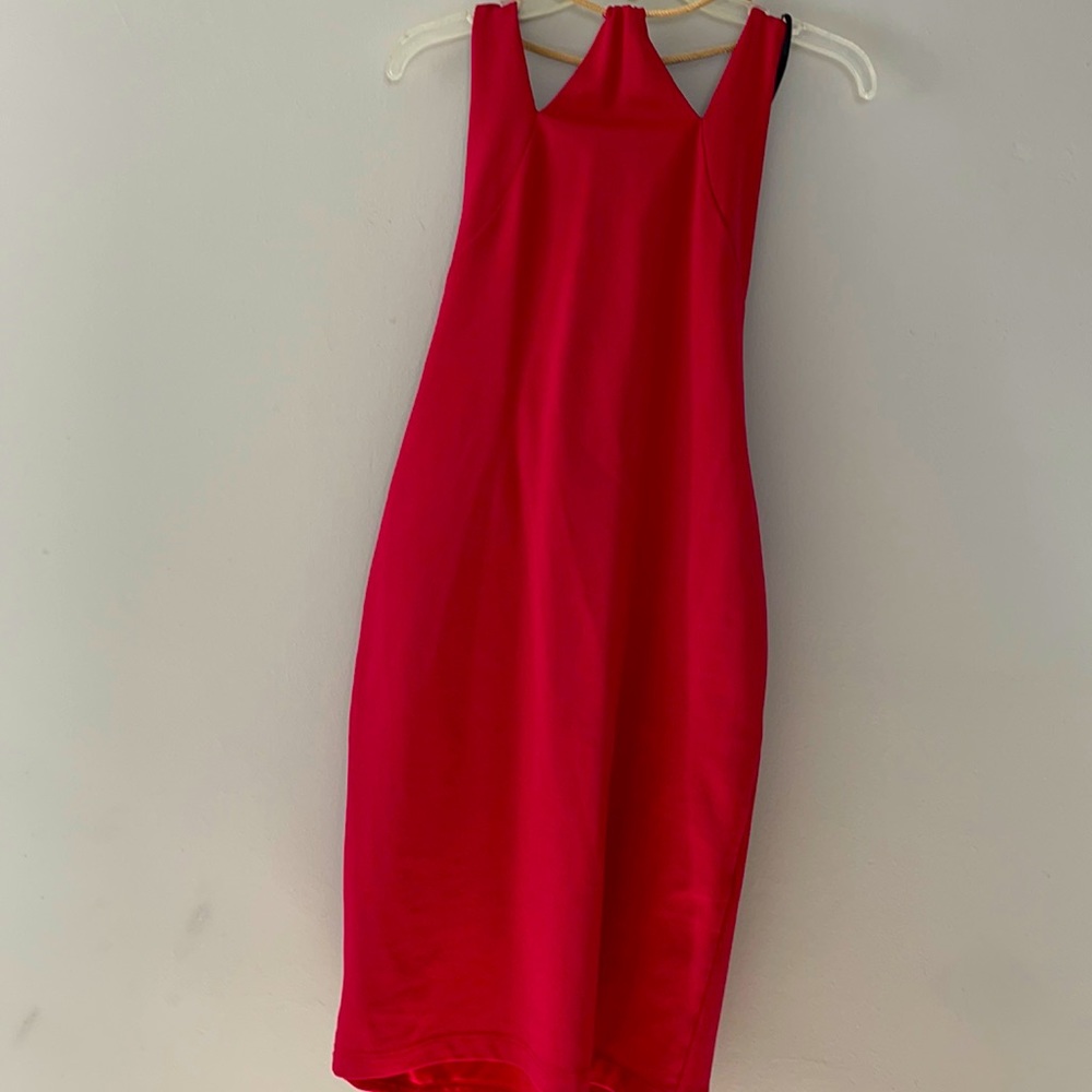 Bebe red dress L